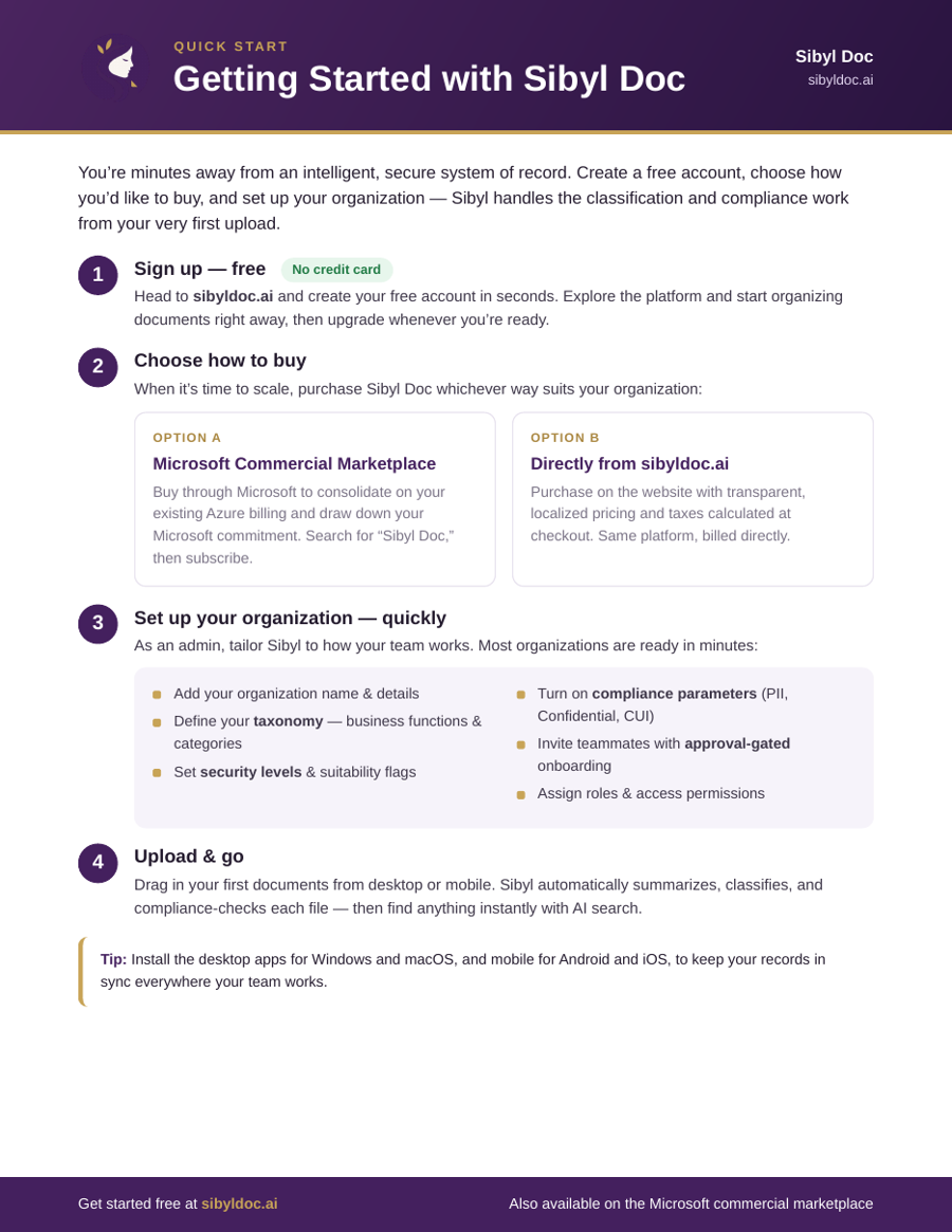 Getting Started Guide cover page